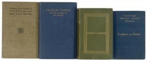 Four works relating to Charles Darwin, two of them signed by his son Francis Darwin