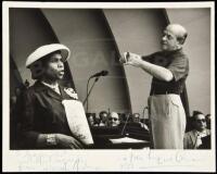 Photograph of Marian Anderson - signed