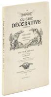 La Cuisine D&eacute;corative Moderne. Dressages et Formules Pour l'Ex&eacute;cution.