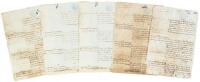 Manuscript listings of slaves sold in Cuba, both of African and Asian origin