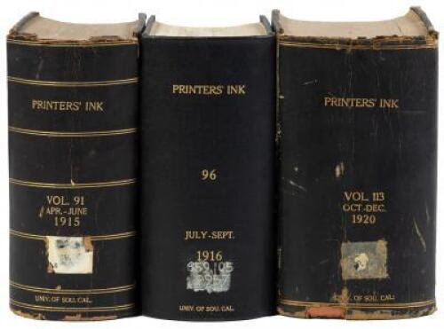 Printers' Ink. A Journal for Advertisers. 1915, 1916, 1920