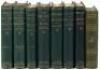 Seven works by Charles Darwin in eight volumes