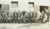Panoramic photograph of some 89 attendees at the Modesto Cow Congress, a joint convention of the California Creamery Operators Association and the California State Dairy Association - 5