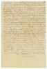 Two letters written shortly after the 1906 San Francisco Earthquake, from an American expatriate in Italy to a friend in San Francisco, inquiring about events following the catastrophe - 3