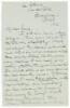 Two letters written shortly after the 1906 San Francisco Earthquake, from an American expatriate in Italy to a friend in San Francisco, inquiring about events following the catastrophe - 4