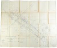 Structure Contour Map Top of Kettleman Sand. Kettleman Hills Oil Field, Fresno & Kings Counties, California. Continental Oil Company, California Division