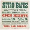 Seven lithographed posters for swimming at Sutro Baths in San Francisco - 6