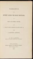 Narrative of a Journey Across the Rocky Mountains, to The Columbia River, and a Visit to the Sandwich Islands, Chili, &c. with A Scientific Appendix