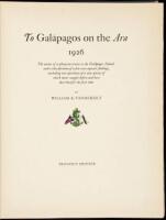 To Galapagos on the Ara, 1926