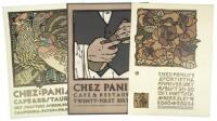 Three Chez Panisse posters by David Lance Goines