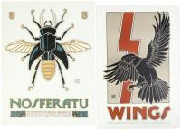 Two Pacific Film Archive posters by David Lance Goines