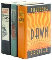 Three deluxe editions by Theodore Dreiser from Black Sparrow Press