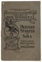 Herman Strater & Sons Catalogue of Bar Sundries