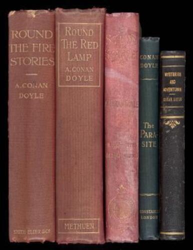 Five volumes by Arthur Conan Doyle