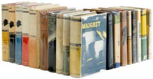 Shelf of Maigret books