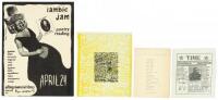 Four pieces of Beat/counterculture ephemera