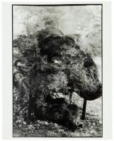 Original photograph of Angus Maclise funeral pyre
