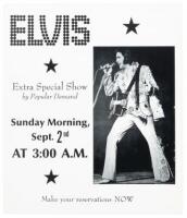 Elvis Presley at the Hilton Hotel Las Vegas - Extra Special 3 a.m. Show, Sept. 2. 1973