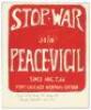 Stop War / Join Peace Vigil [at] Port Chicago Weapons Station - with Kent State protest poster and other movement ephemera - 2