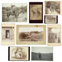 Archive of photographs relating to the Villa Fontenay winery in the Santa Cruz mountains and the proprietors Henry and Nellie Mel and their family