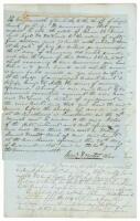 Court document ordering the sale of two slaves