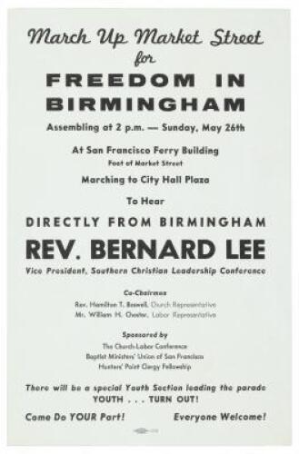 March Up Market Street for FREEDOM IN BIRMINGHAM