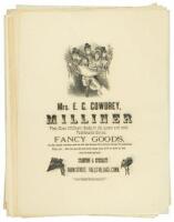 Mrs. E.C. Cowdrey, Milliner - eleven copies