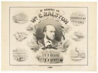 In memory of Wm. C. Ralston late president of the Bank of California