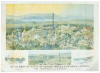 Official Bird's-Eye View of the California Midwinter International Exposition: San Francisco, California, the Land of Sunshine, Fruit and Flowers