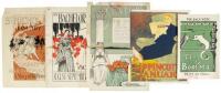 Ten color lithograph posters for literary magazines from the era of the poster craze