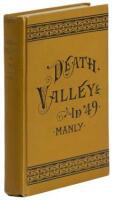 Death Valley in '49: Important Chapter of California Pioneer History