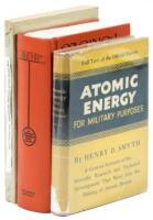 Lot of three titles on atomic energy