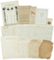 Collection of Lincoln ephemera