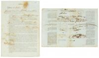 Renewal contract for a Chinese indentured servant in Cuba, signed in Chinese