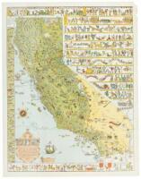 California. This whimsical Carte of Topographic and Historic intention, depicting that fabled Isle of Montalvo's dream-the El Dorado of '49-the glorious California we know and love...