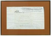 Printed and manuscript indenture on vellum from Pennsylvania dated 18 April 1815