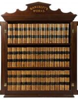 The Works of Hubert Howe Bancroft in replica bookcase