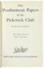 The Posthumous Papers of the Pickwick Club - 2
