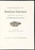 Bibliography of American Literature...for the Bibliographical Society of America - 2