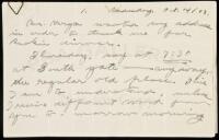 Autograph Letter from Jack London to Charmian Kittredge