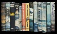 Fifty-two volumes by Douglas Reeman comprising 37 titles in English and American editions, some signed