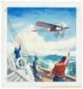 [Sailors greet the Bl&eacute;riot XI]
