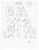 Set of Four Line Drawings - 3