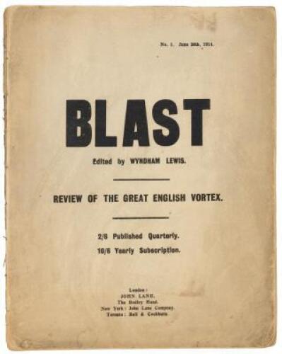 BLAST: Review of the Great English Vortex, No. 1