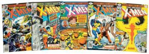 X-MEN Nos. 119, 122, 123, 124 and 125 * Lot of Five Comic Books