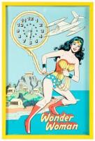 WITHDRAWN Wonder Woman "Super Time" Large Wall Clock