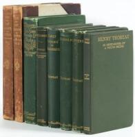 Eight volumes by or about Henry David Thoreau