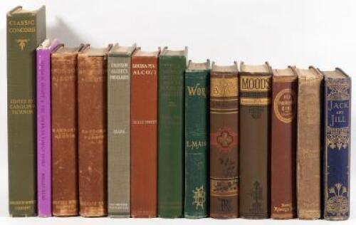Thirteen volumes, most by Louisa May Alcott