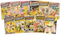 JUSTICE LEAGUE OF AMERICA: Brave and the Bold Nos. 29 and 30, and JLA Nos. 2, 3, 4, 5, 6, 7, 8, 9 and 10 * Lot of Eleven Comic Books