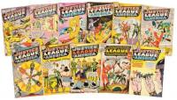JUSTICE LEAGUE OF AMERICA: Brave and the Bold Nos. 29 and 30, and JLA Nos. 2, 3, 4, 5, 6, 7, 8, 9 and 10 * Lot of Eleven Comic Books